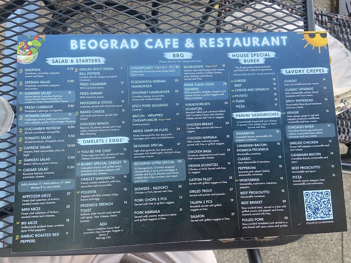 Cafe Beograd Menu - Image 5